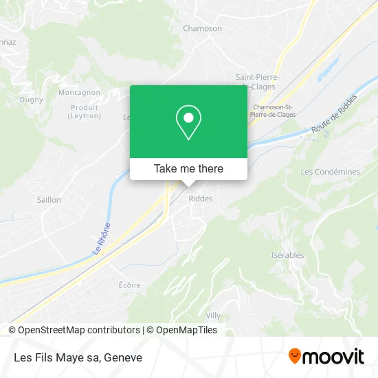 Les Fils Maye sa map