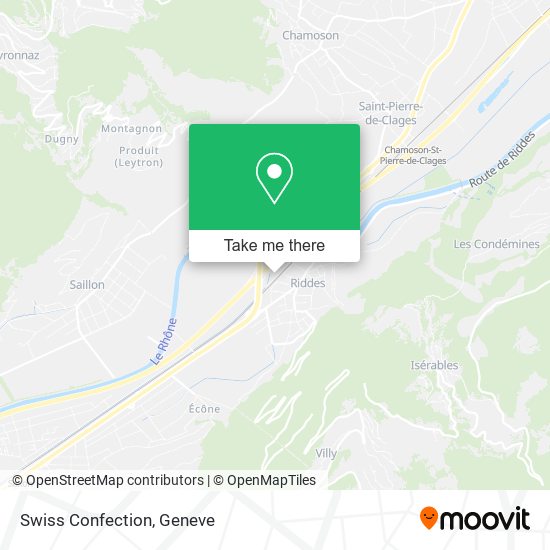 Swiss Confection map
