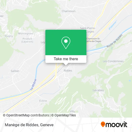 Manège de Riddes map