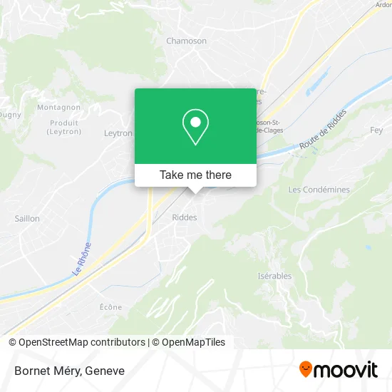 Bornet Méry map