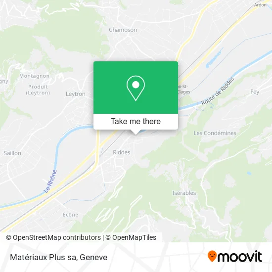 Matériaux Plus sa map
