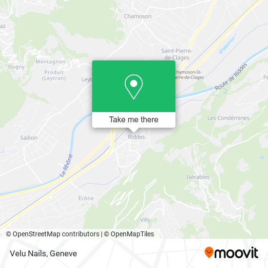 Velu Nails map