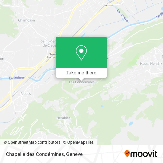 Chapelle des Condémines map