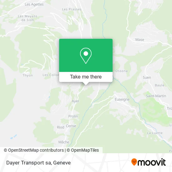 Dayer Transport sa map