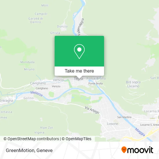 GreenMotion map