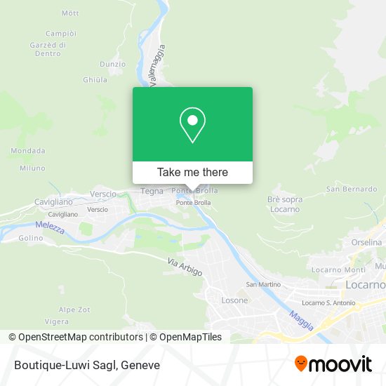 Boutique-Luwi Sagl map