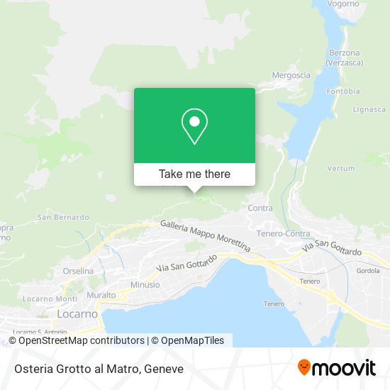 Osteria Grotto al Matro map