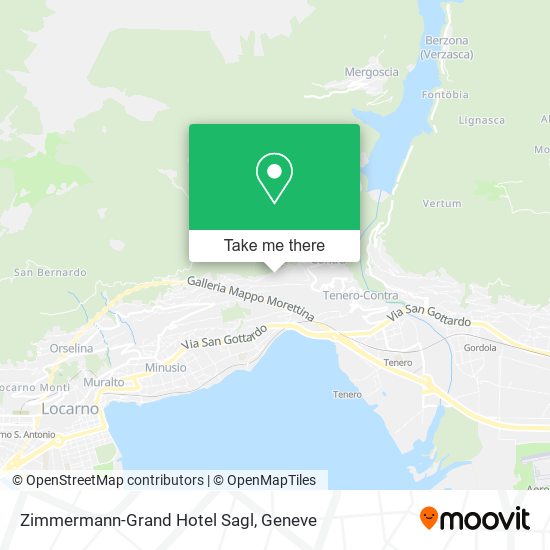 Zimmermann-Grand Hotel Sagl map