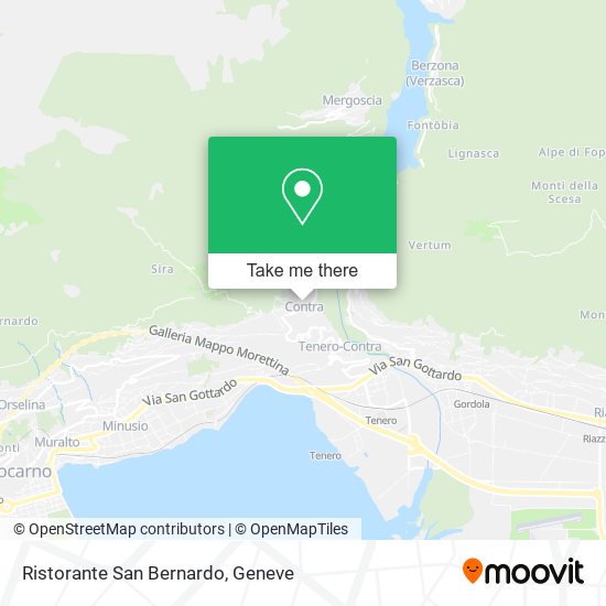 Ristorante San Bernardo map