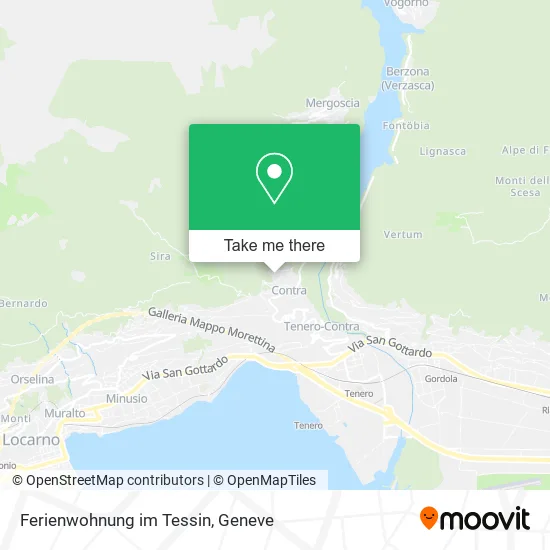 Ferienwohnung im Tessin map