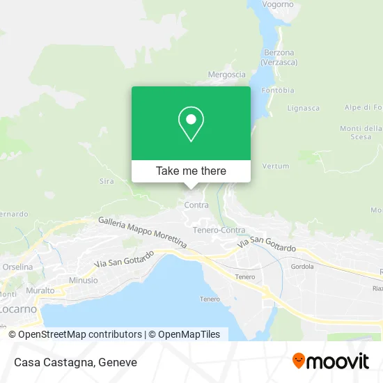 Casa Castagna map