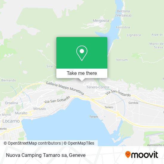 Nuova Camping Tamaro sa map