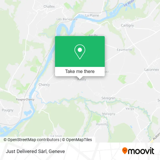 Just Delivered Sàrl map