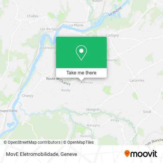 MovE Eletromobilidade map