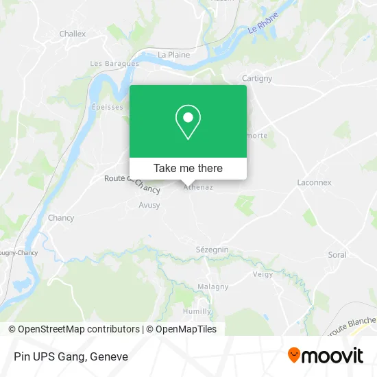 Pin UPS Gang map