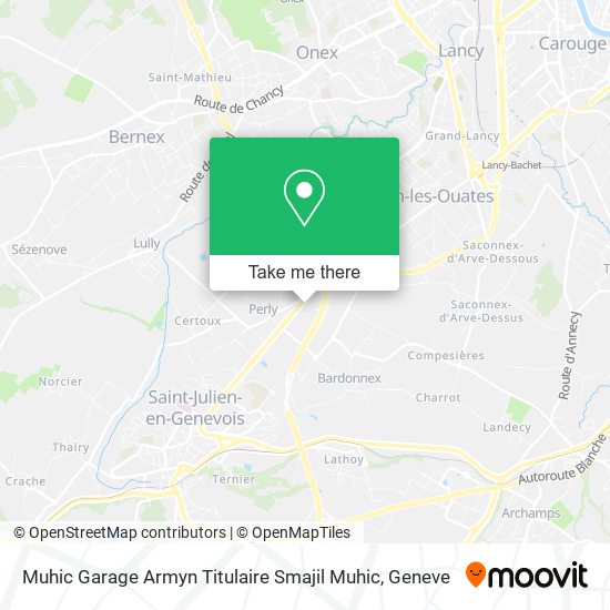 Muhic Garage Armyn Titulaire Smajil Muhic map