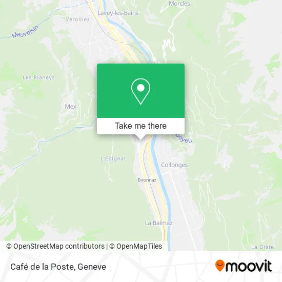 Café de la Poste map