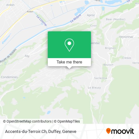 Accents-du-Terroir.Ch, Duffey map