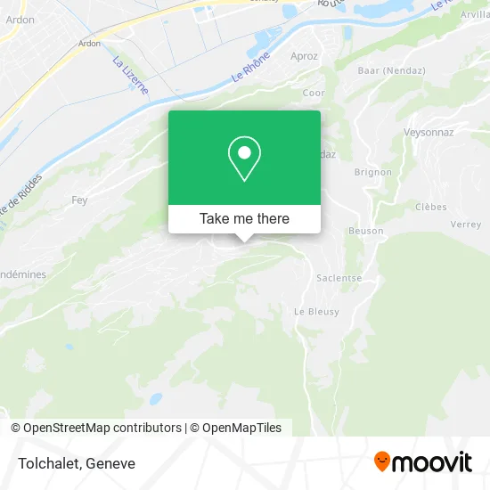 Tolchalet map