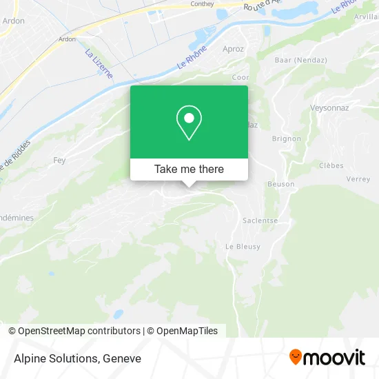 Alpine Solutions map