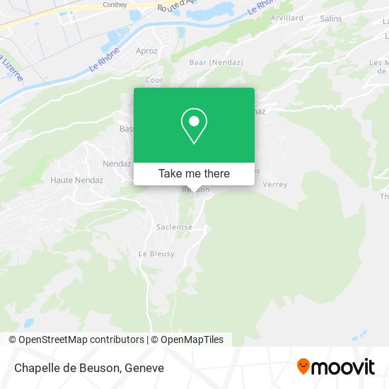 Chapelle de Beuson map