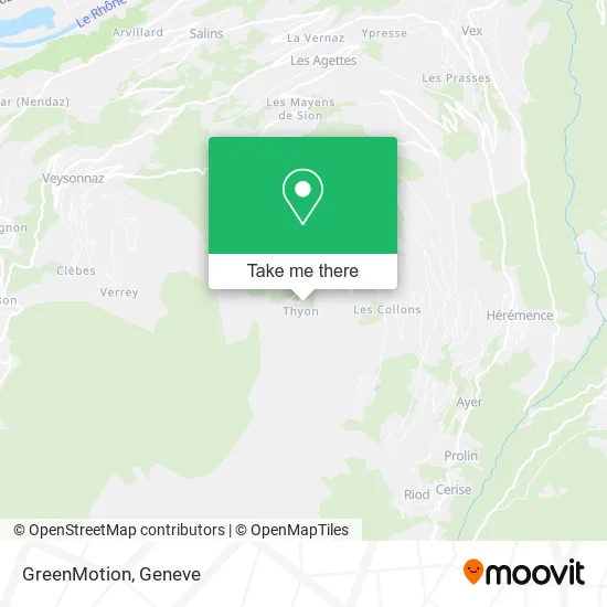 GreenMotion map