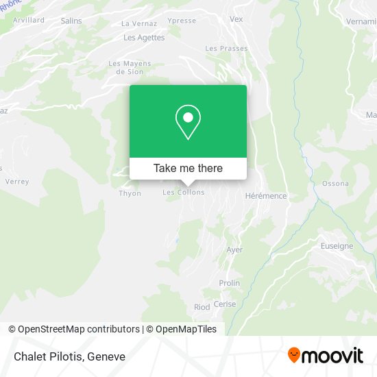 Chalet Pilotis map