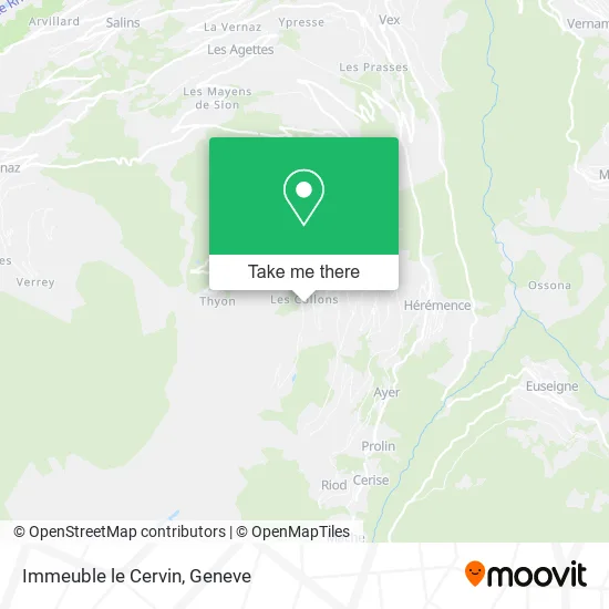 Immeuble le Cervin map