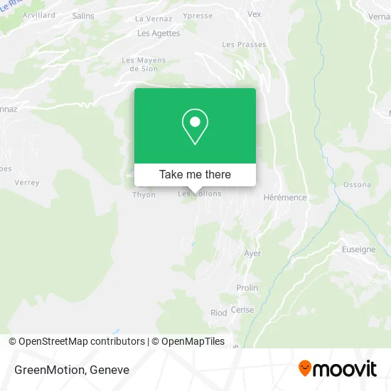 GreenMotion map
