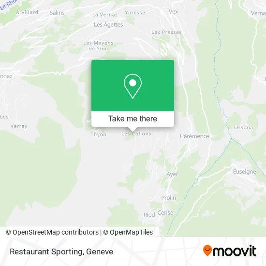 Restaurant Sporting map