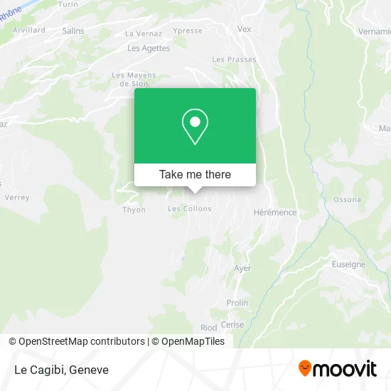 Le Cagibi map