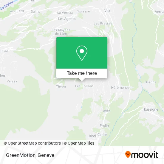 GreenMotion map