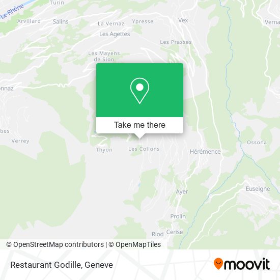 Restaurant Godille map