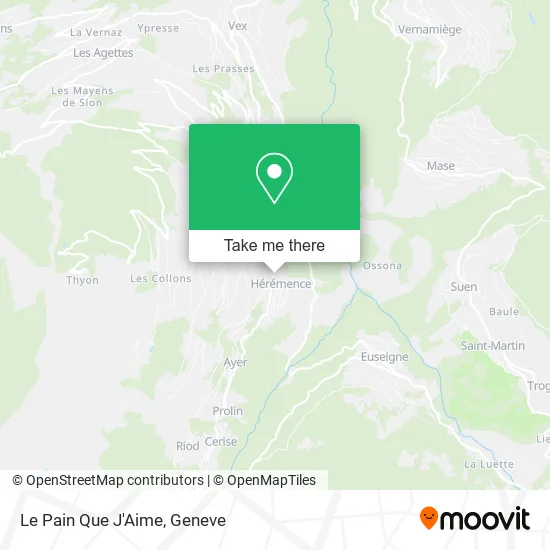 Le Pain Que J'Aime map