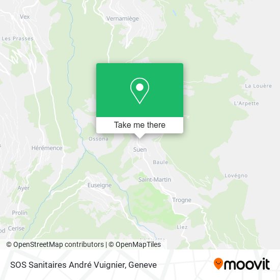 SOS Sanitaires André Vuignier map