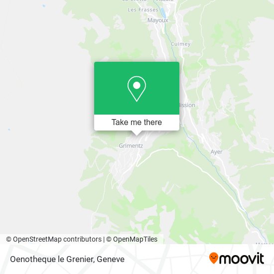 Oenotheque le Grenier map