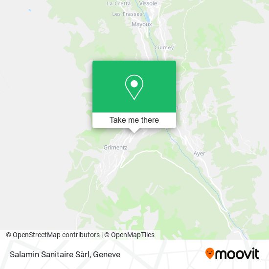 Salamin Sanitaire Sàrl map