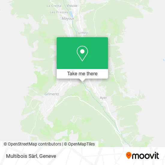 Multibois Sàrl map