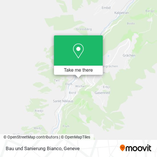 Bau und Sanierung Bianco map