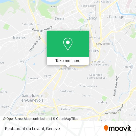 Restaurant du Levant map