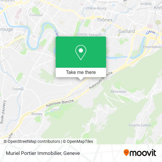 Muriel Portier Immobilier map