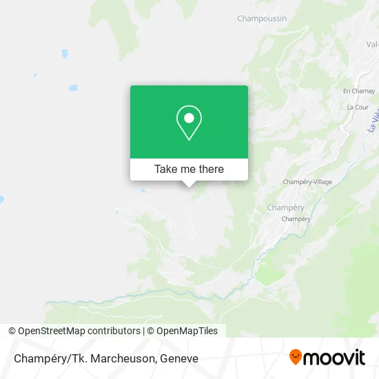 Champéry/Tk. Marcheuson map