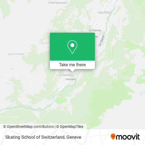 Skating School of Switzerland map
