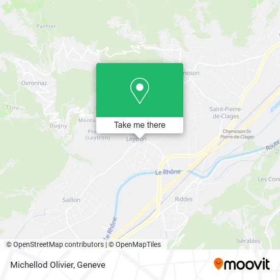 Michellod Olivier map