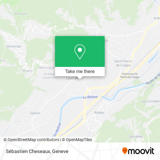Sébastien Cheseaux map