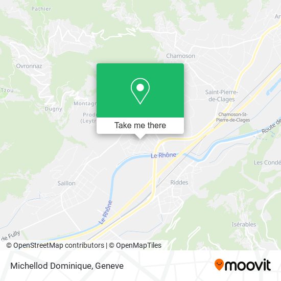 Michellod Dominique map