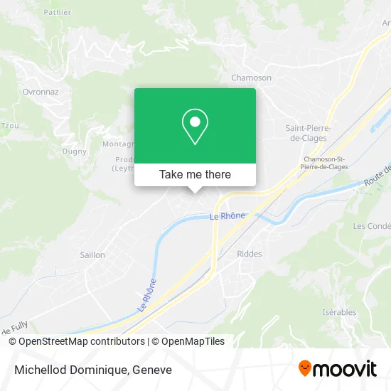 Michellod Dominique map