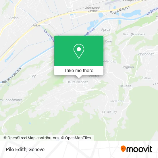 Pilô Edith map