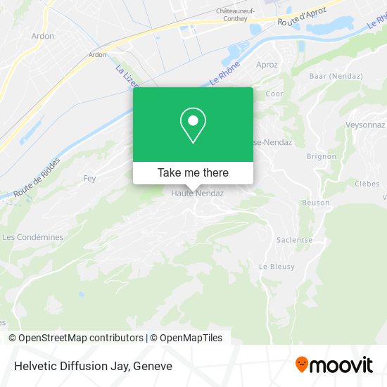 Helvetic Diffusion Jay map