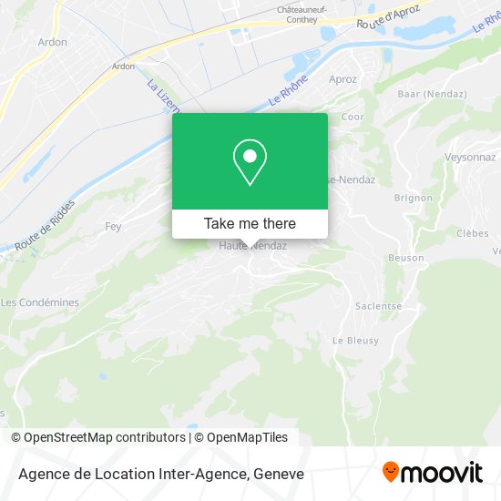 Agence de Location Inter-Agence map